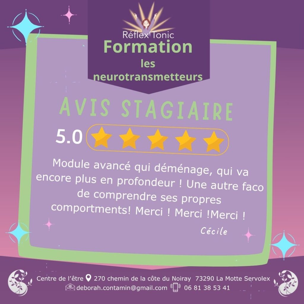 Avis Formation Neurotransmetteurs