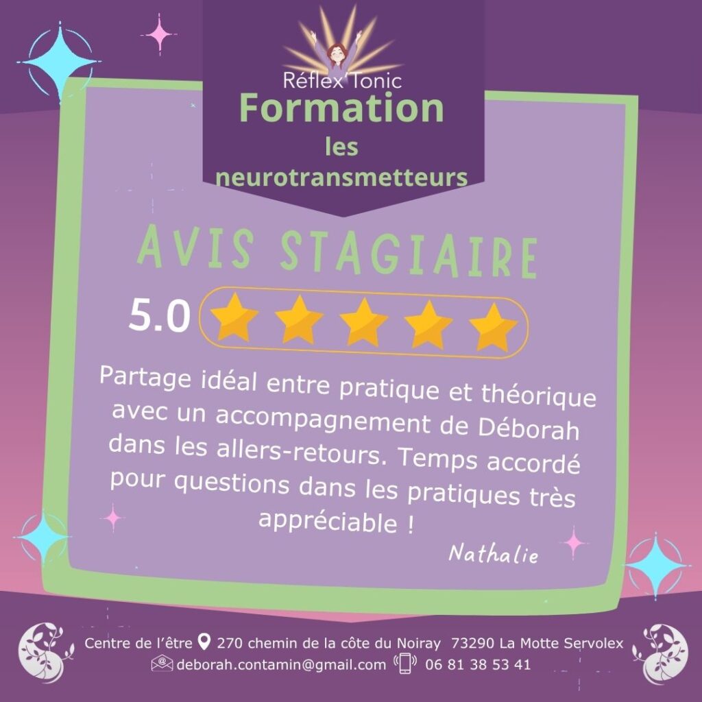 Avis Formation Neurotransmetteurs